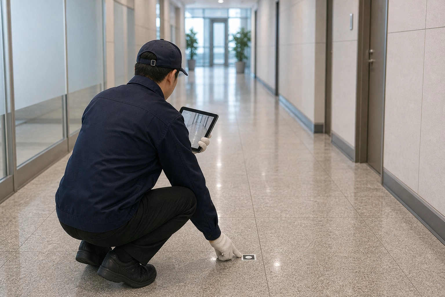 관공서 구역별 작업 동선 설정