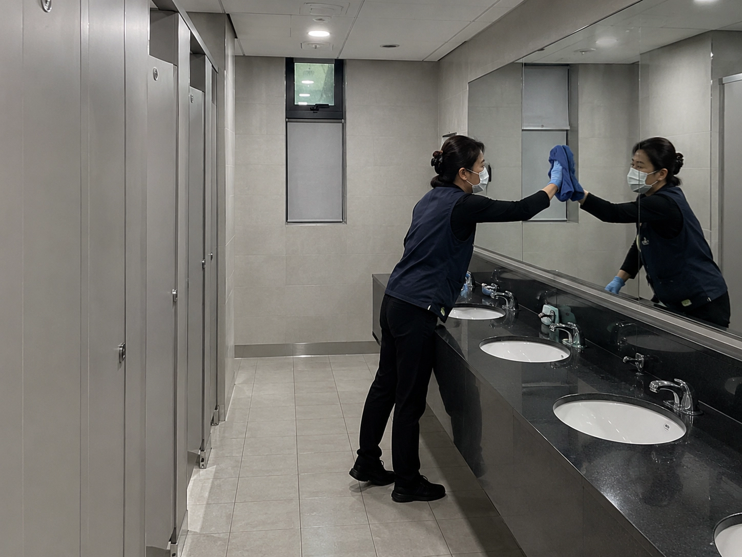 관공서청소 작업 참고 이미지