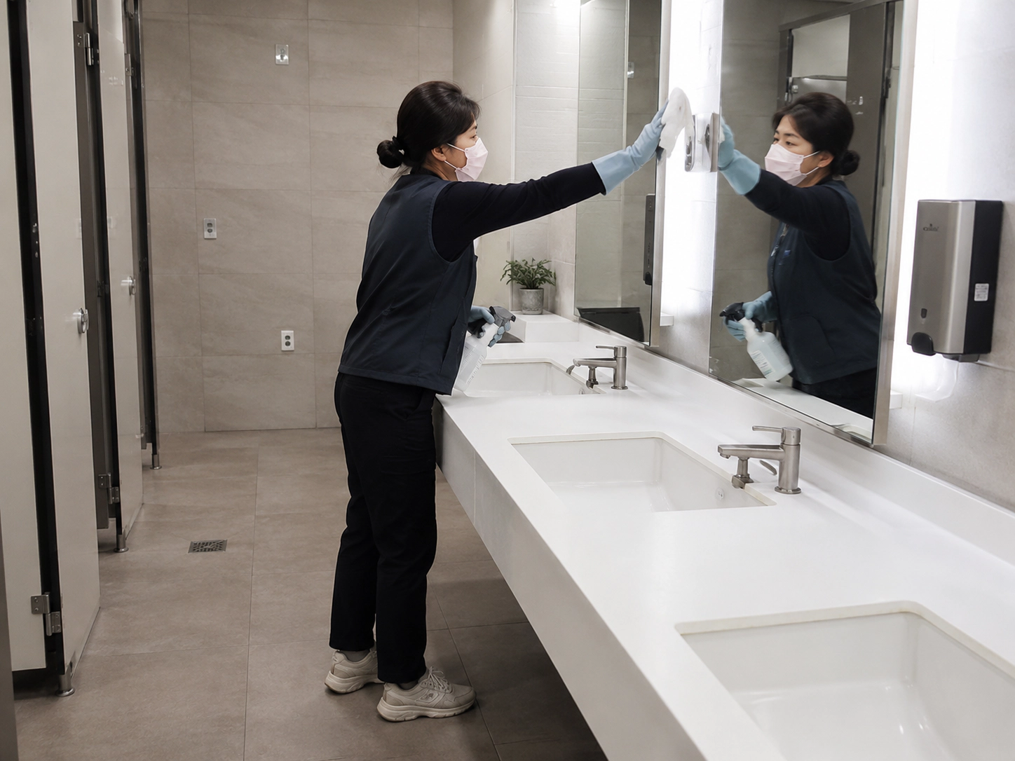 복사기 테이블 정돈